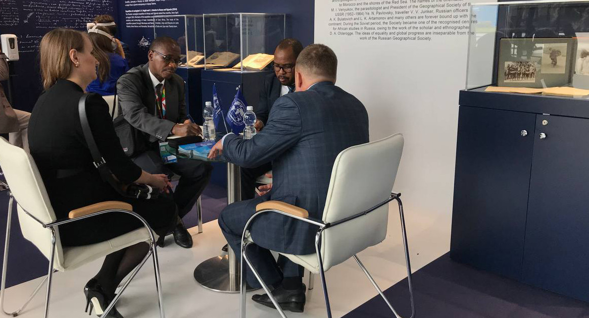 The Russian Geographical Society took part in the Russia-Africa forum