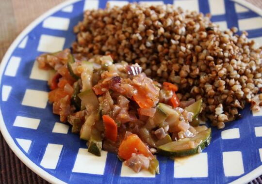 Buckwheat in a new way: cooking with seasonal vegetables