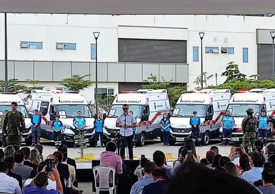 ‘Those who want to take over the country and are now plotting to return to the past don’t like this,’ says Daniel Noboa at the groundbreaking ceremony in Manabí